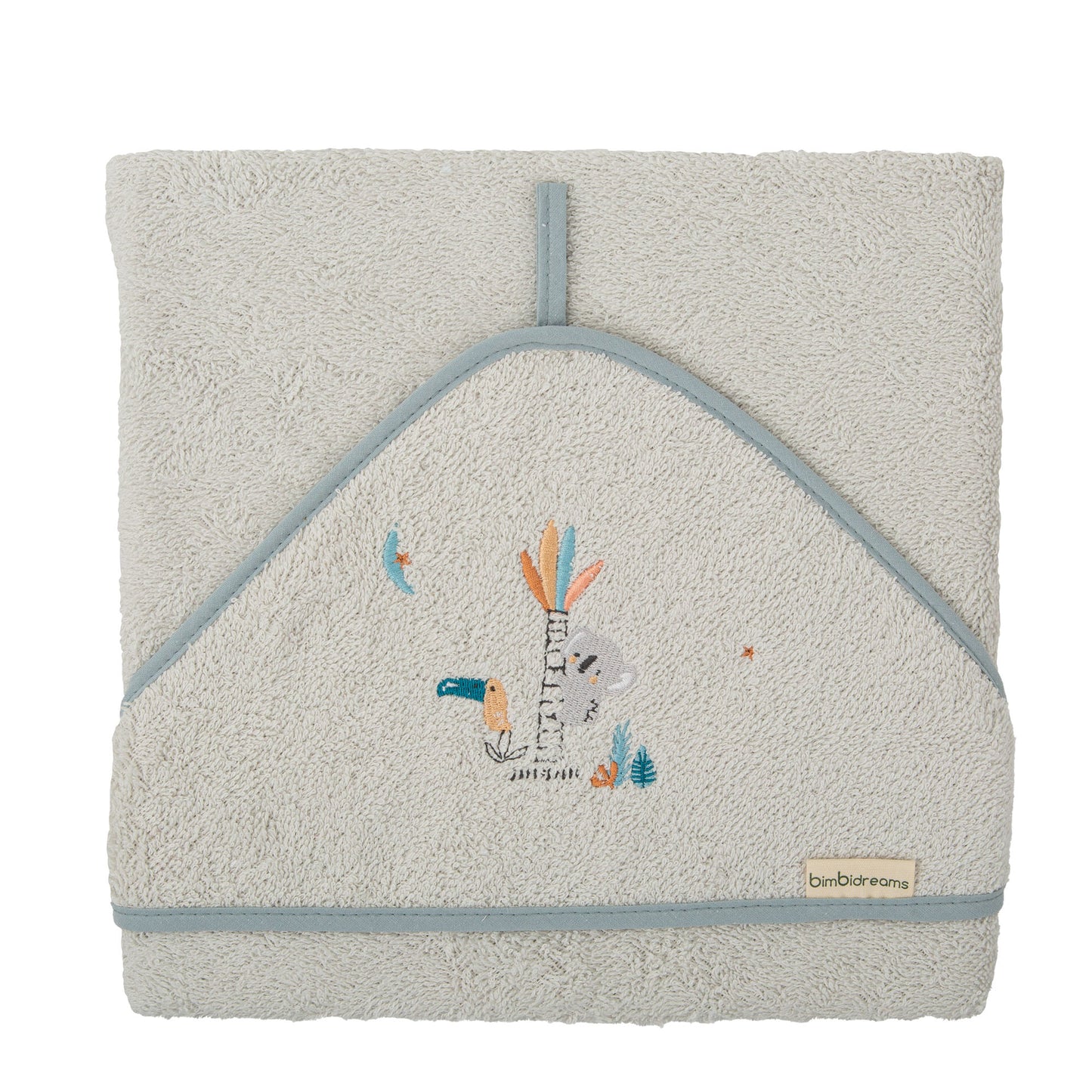 Capa de baño bebé Tucan Gris 100X100
