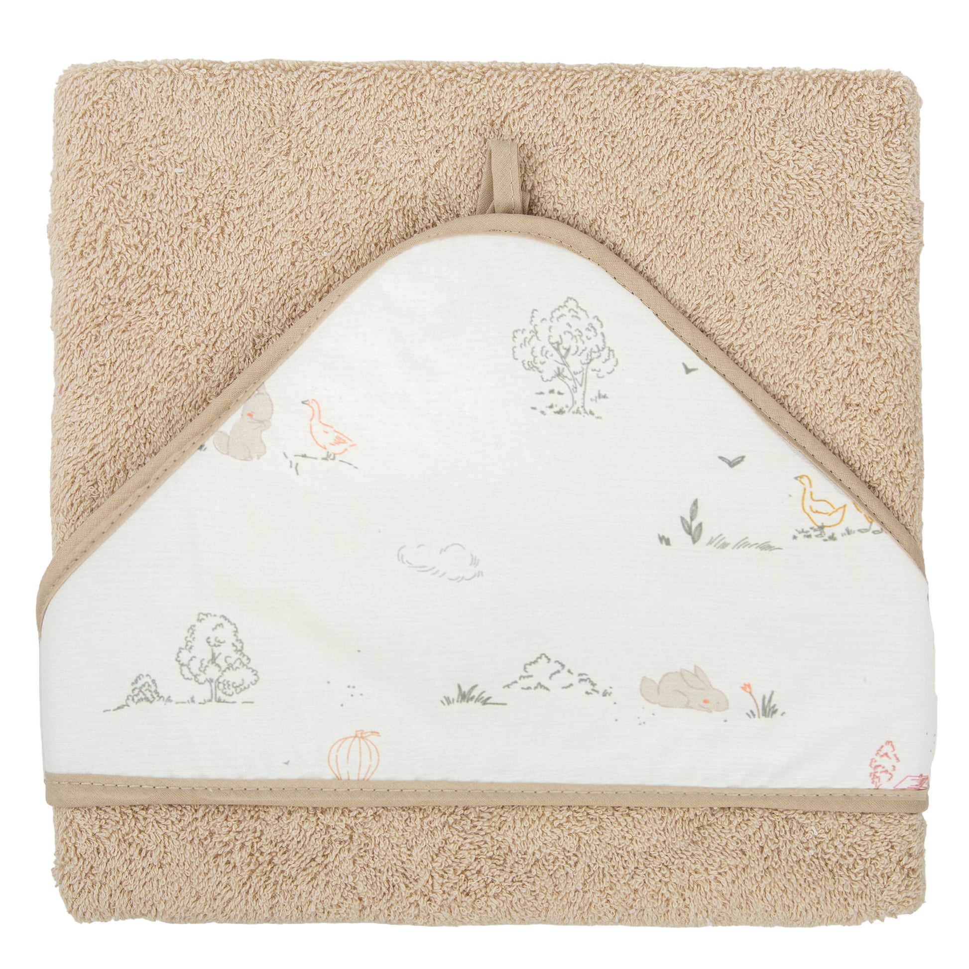 Capa de baño bebé Campo Lino 100X100