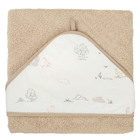 Capa de baño bebé Campo Lino 100X100
