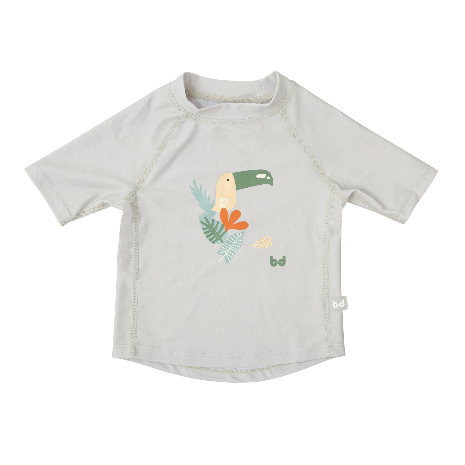 Camiseta con protección solar Tucan Gris 6-12m