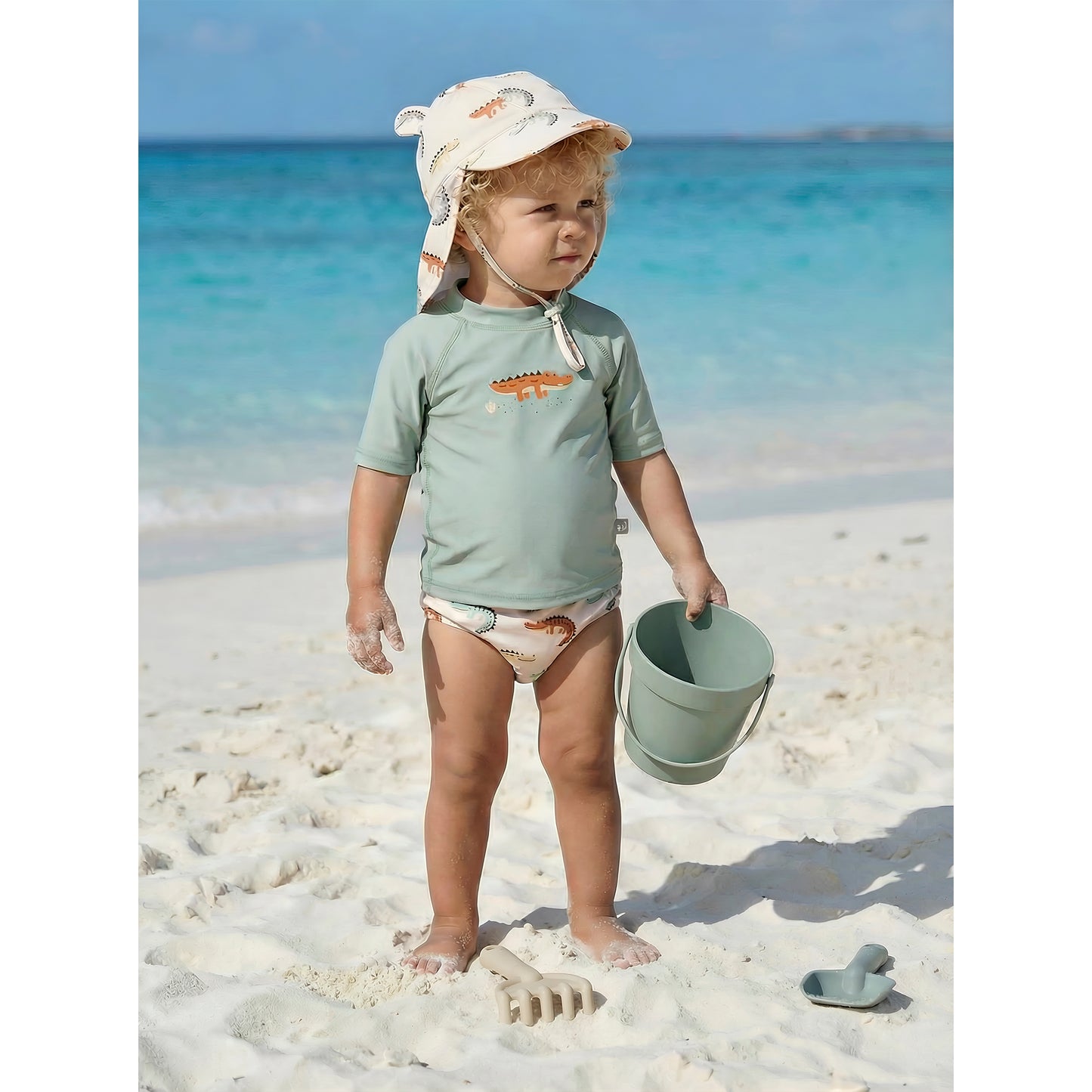Camiseta con protección solar Caiman Multicolor 6-12m