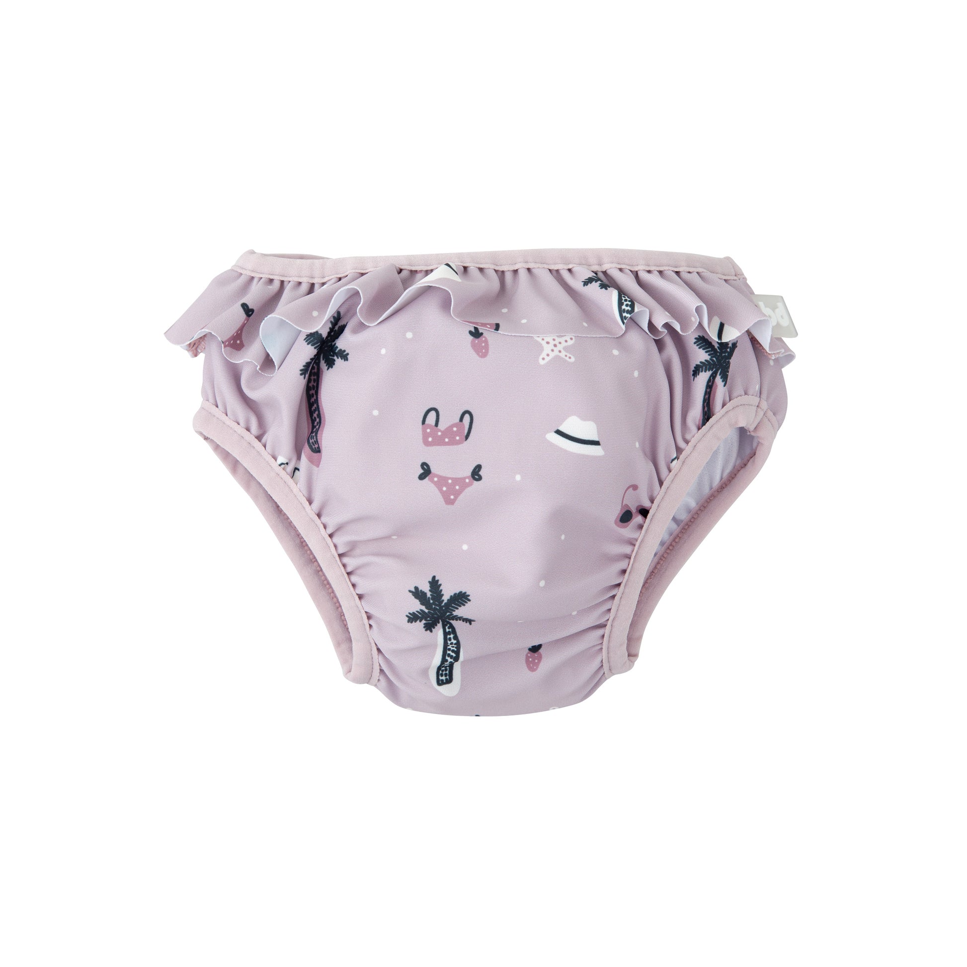 Bañador pañal Hawai Lila 6-12m