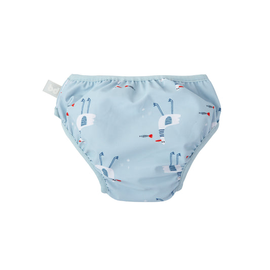 Bañador pañal Gavina Azul 6-12m 2