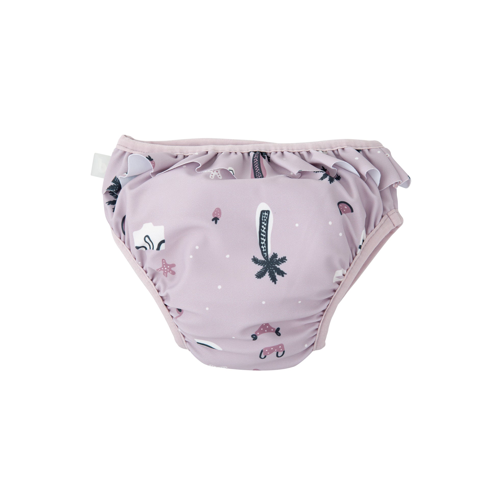 Bañador pañal Hawai Lila 12-18m 2