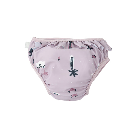 Bañador pañal Hawai Lila 12-18m 2