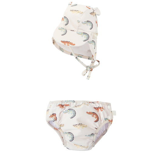 Bañador+gorra con protección solar Caiman Multicolor 3-12m