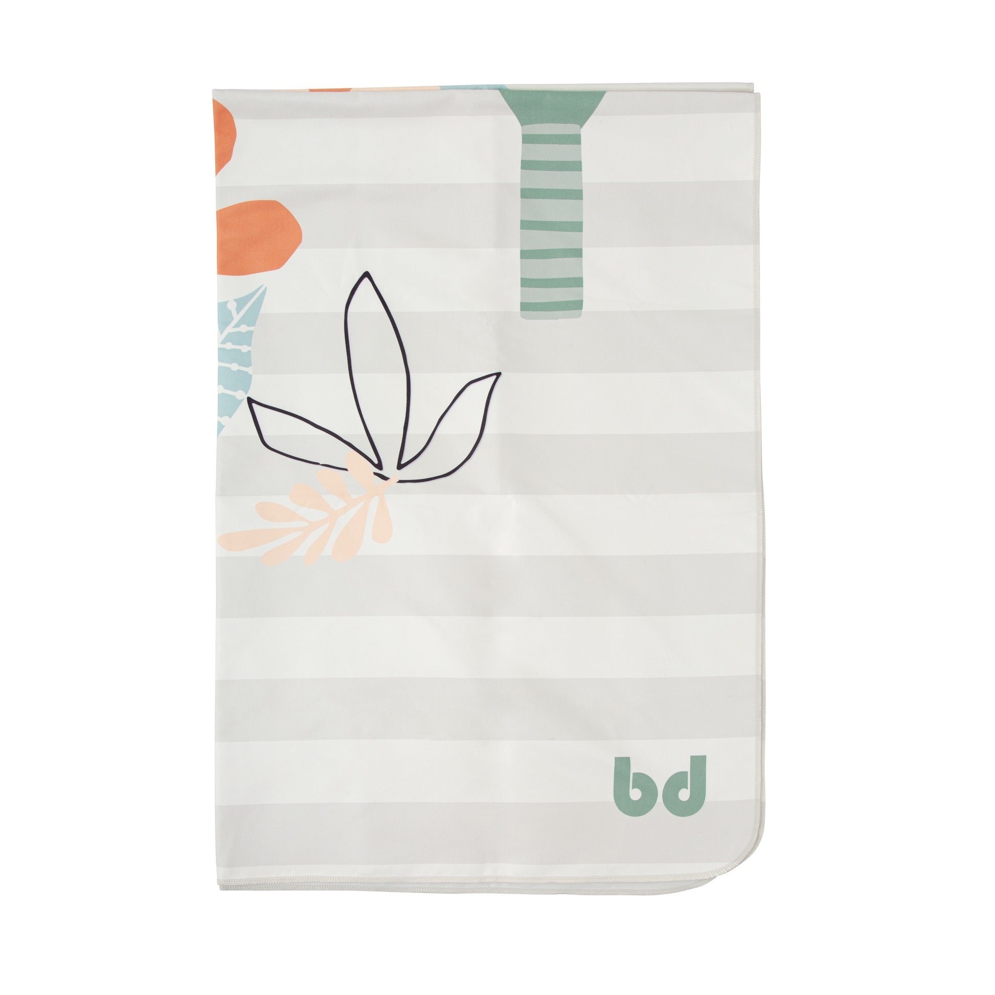 Toalla playa microfibra Tucan Gris 100X150 2