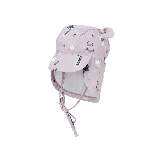 Gorra con protección solar Hawai Lila 3-9m