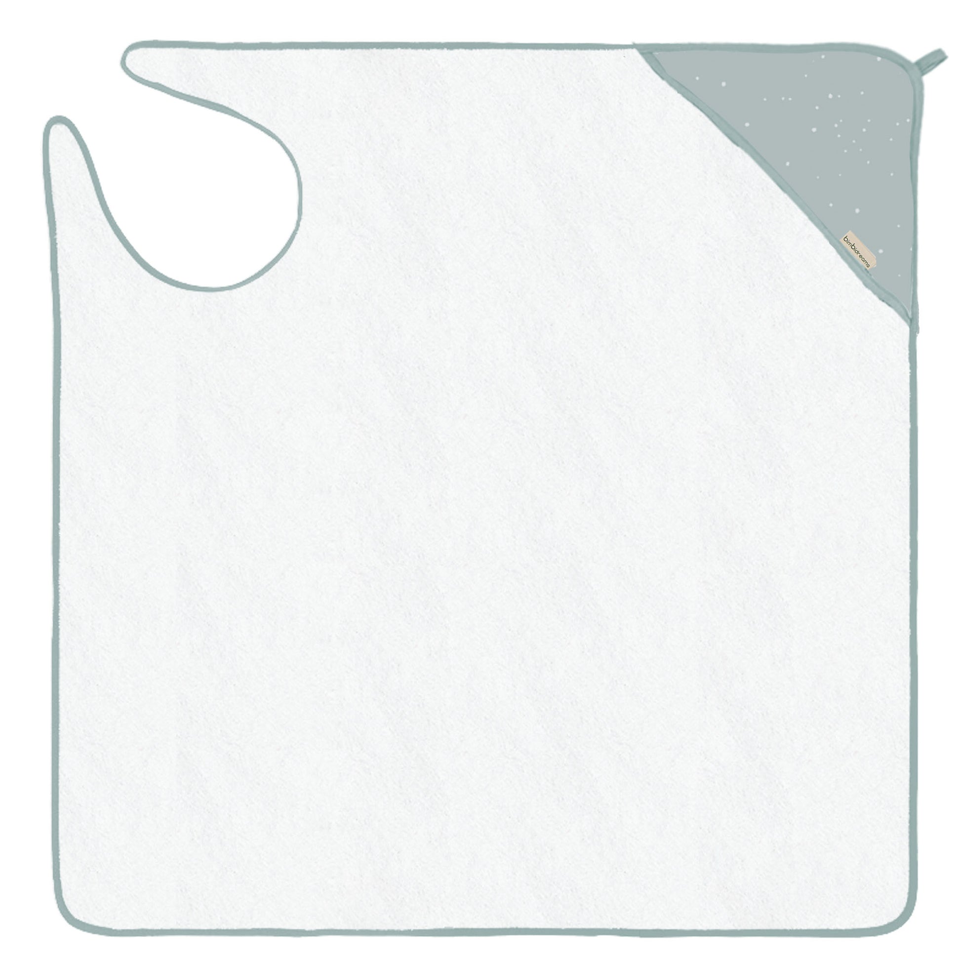 Capa de baño bebé manos libre Dots Verde 100X100