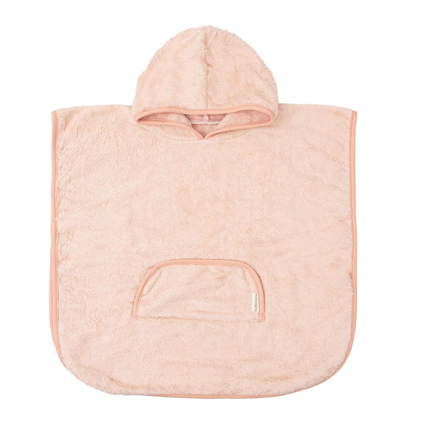 Poncho de baño Basics Rosa Empolvado 12-36m