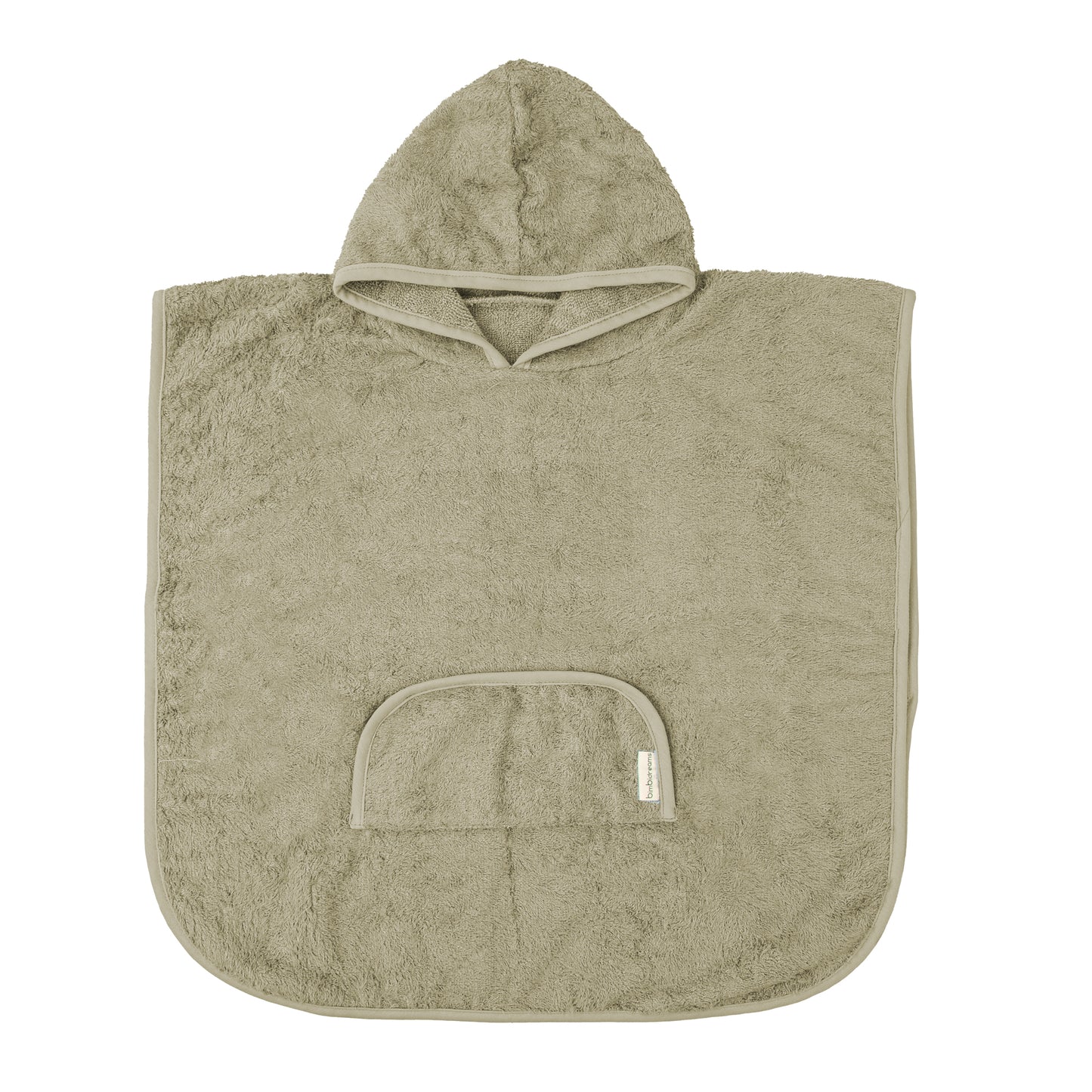 Poncho de baño Basics Verde Musgo 12-36m