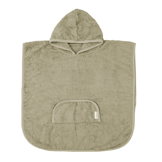 Poncho de baño Basics Verde Musgo 12-36m