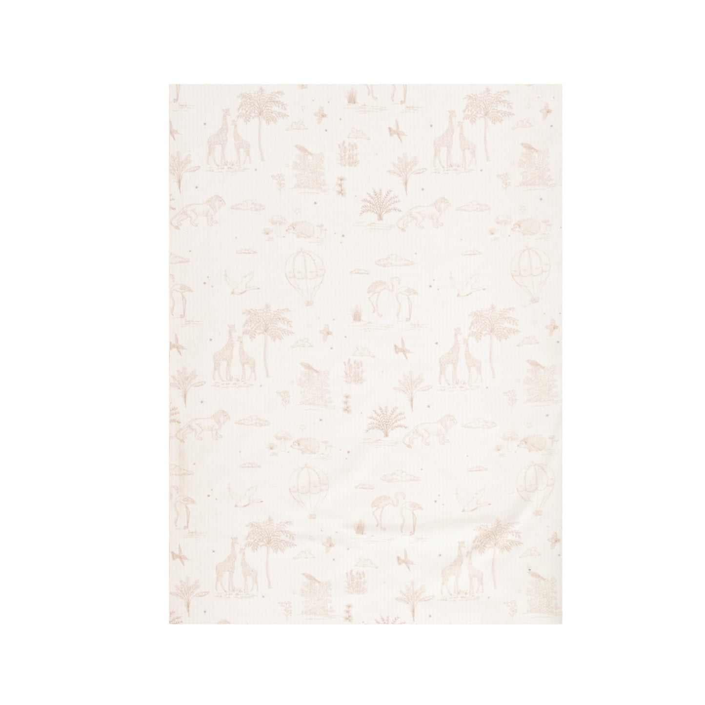 Sabana bajera punto Noe Blanco Lino Minicuna (50x80-90)