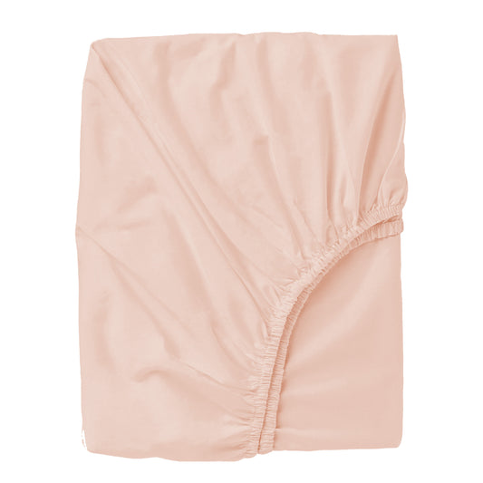 Sabana bajera punto Bambú Rosa Minicuna (50x80-90)