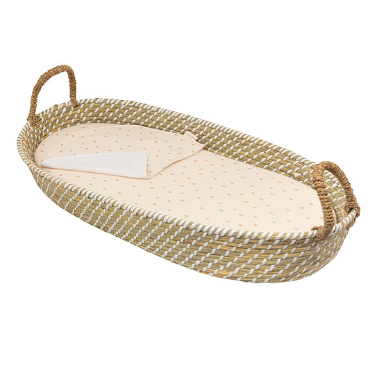 Sabana bajera + Secababas Wonderland Beig Coche (40x80)