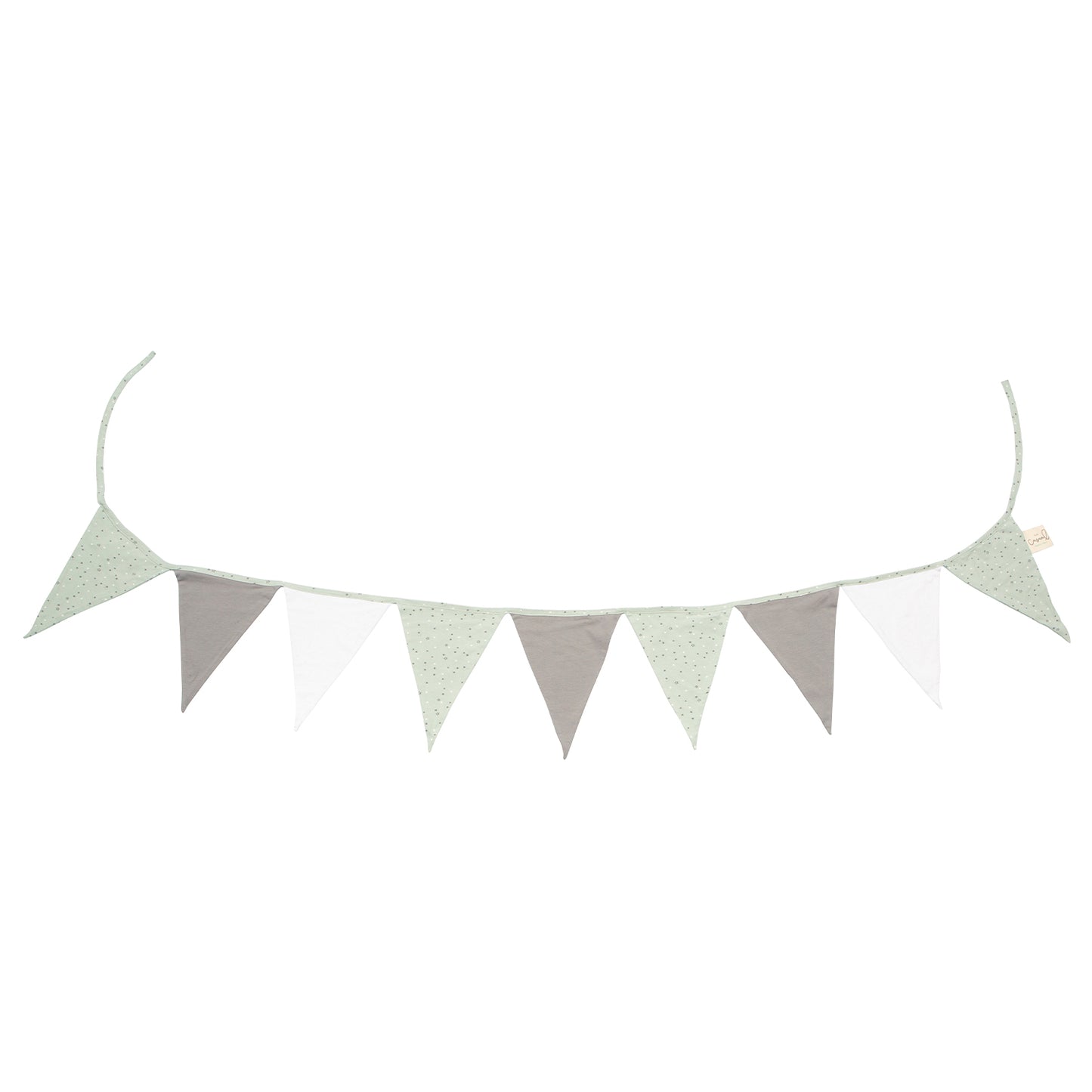 Guirnalda decorativa banderines Planet Verde 220