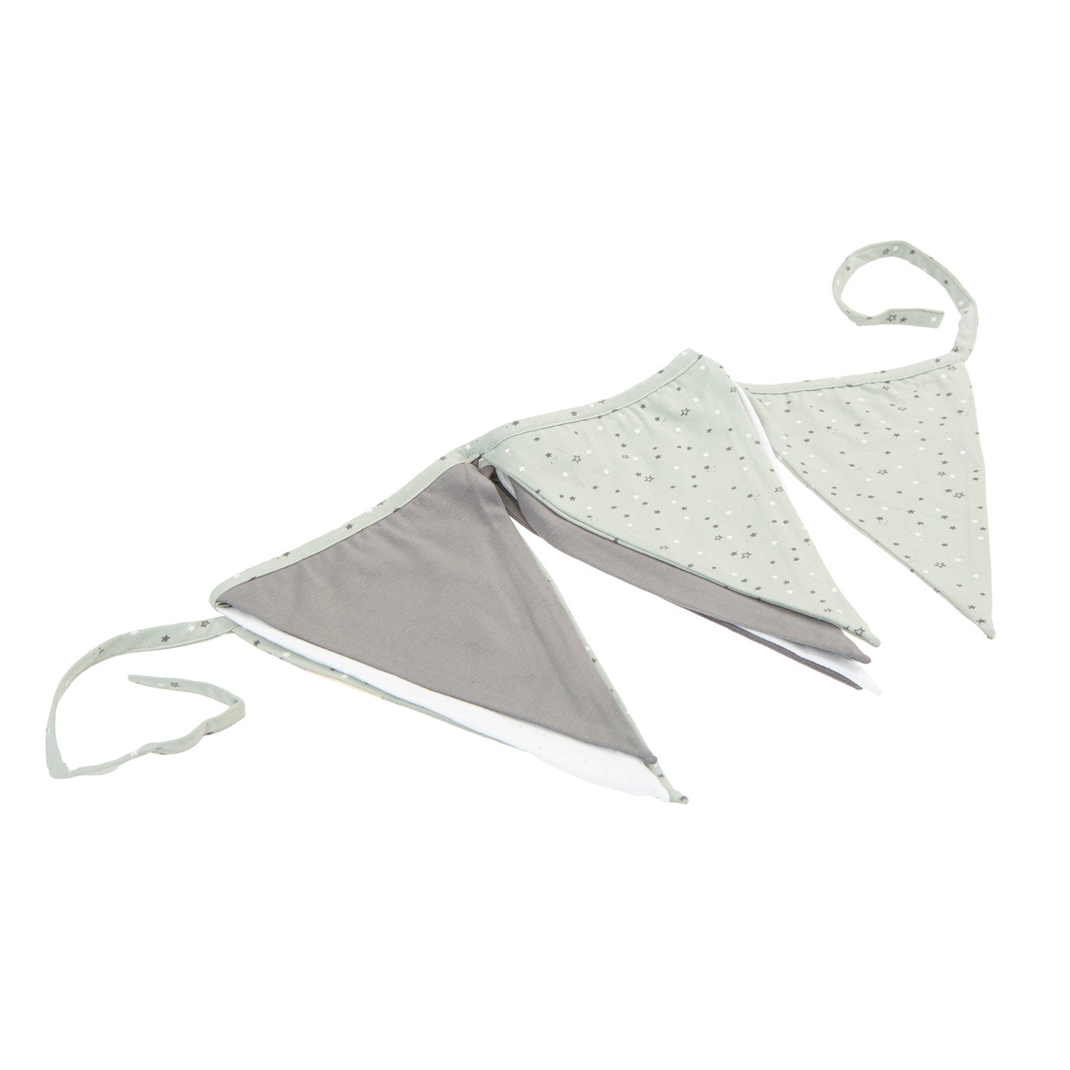 Guirnalda decorativa banderines Planet Verde 220 2