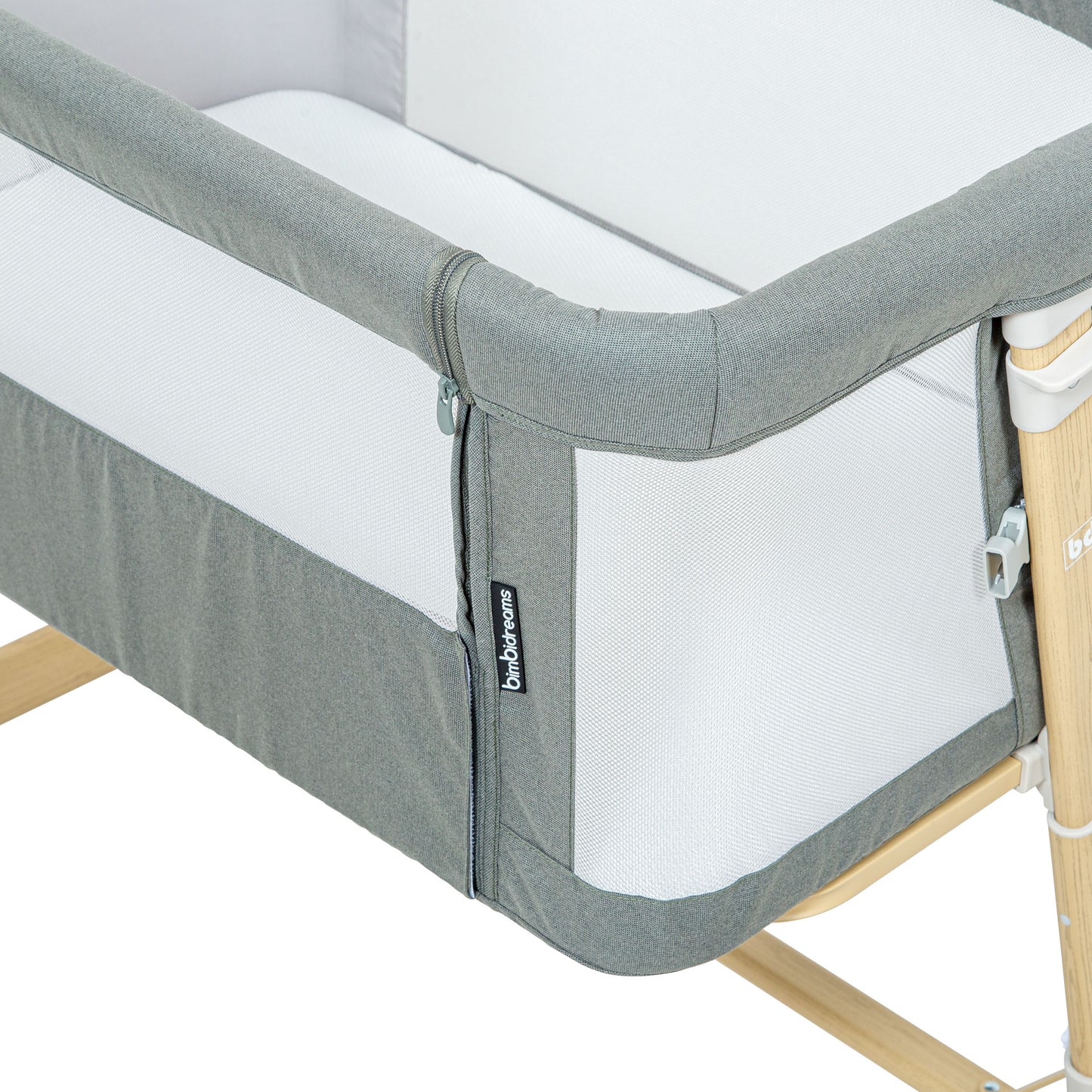 Minicuna Colecho metal Basics Verde 90x54x(78/89)