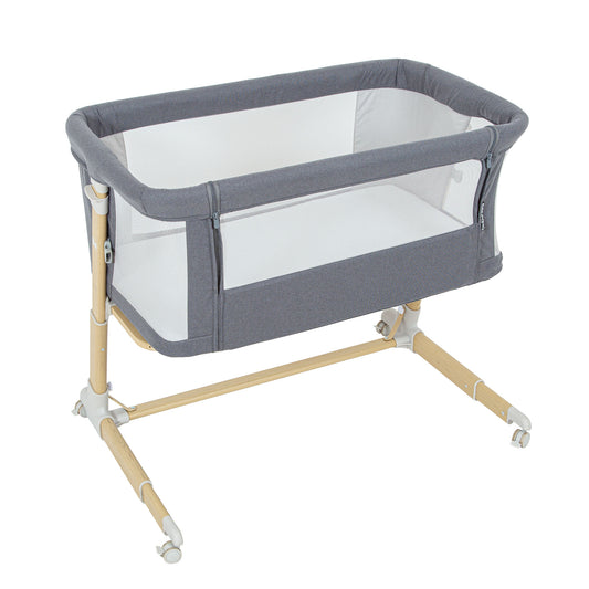 Minicuna Colecho metal Basics Gris 90x54x(78/89)