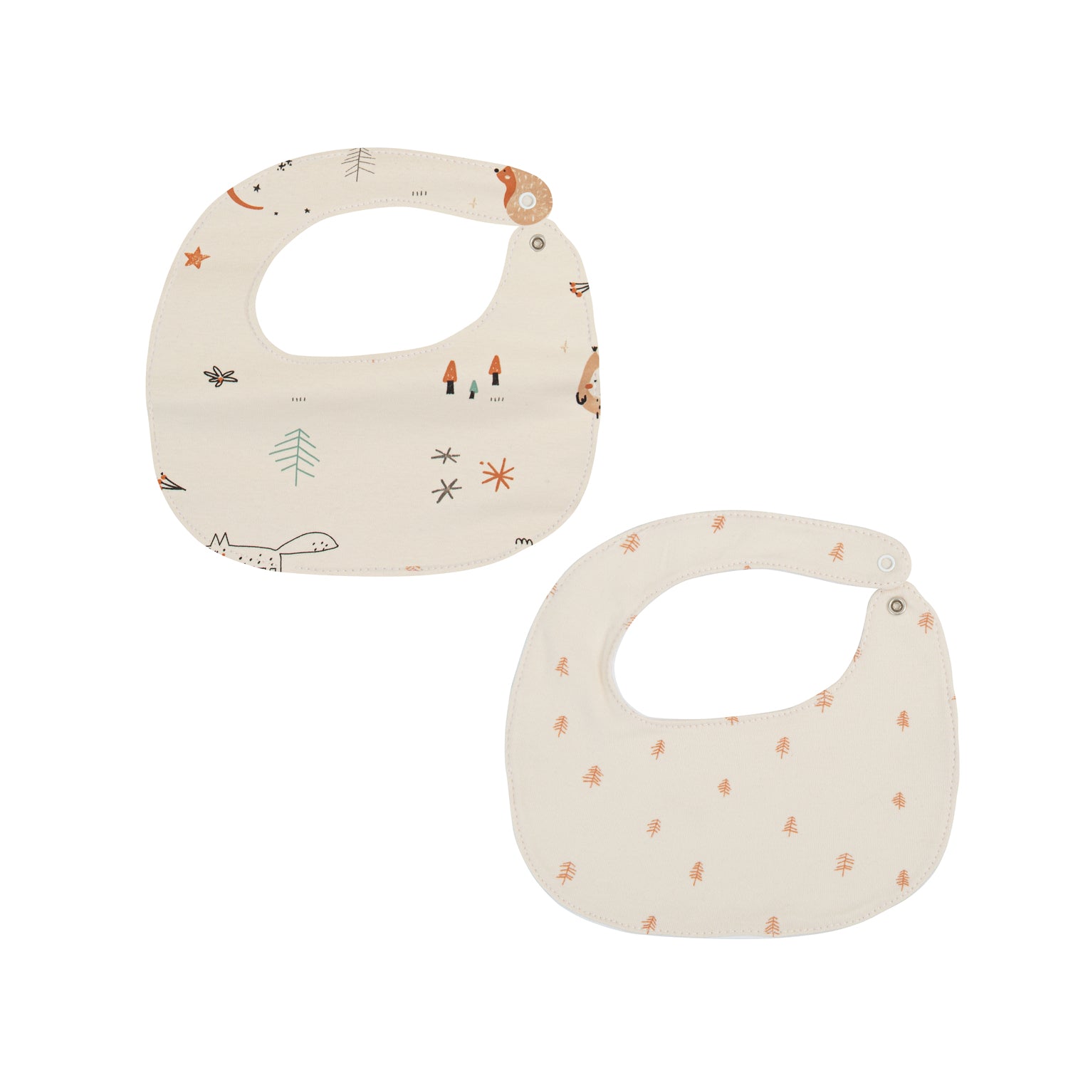 Babero pack 2 Wonderland Crudo 19x19