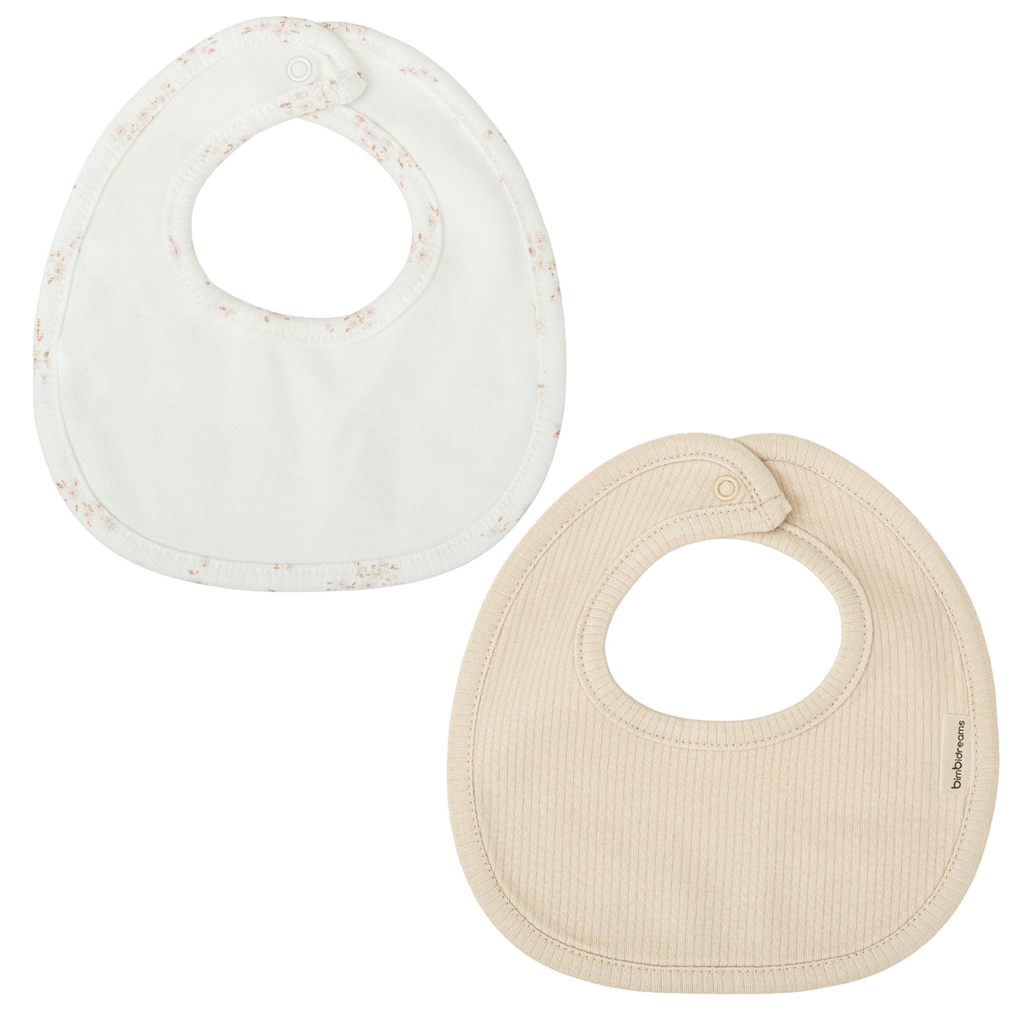 Babero pack 2 Anaïs Blanco Lino 19x19