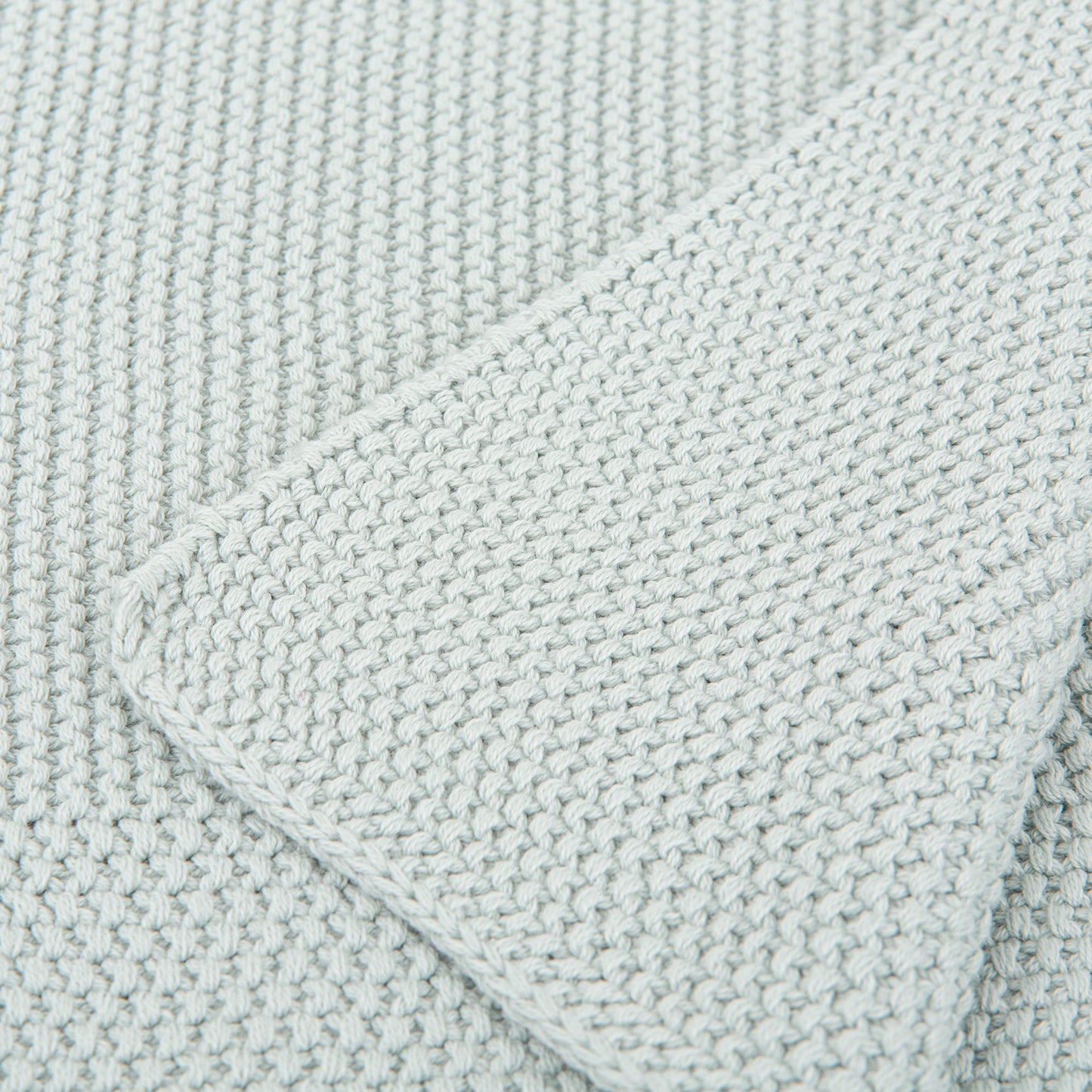 Toquilla Tricot 100% Algodon Basics Menta 75x90