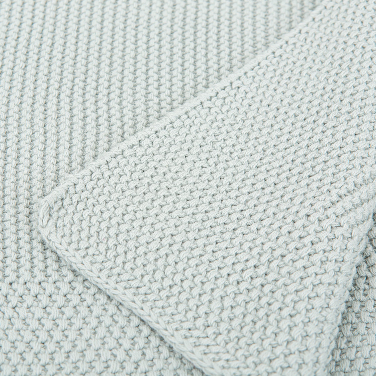 Toquilla Tricot 100% Algodon Basics Menta 75x90