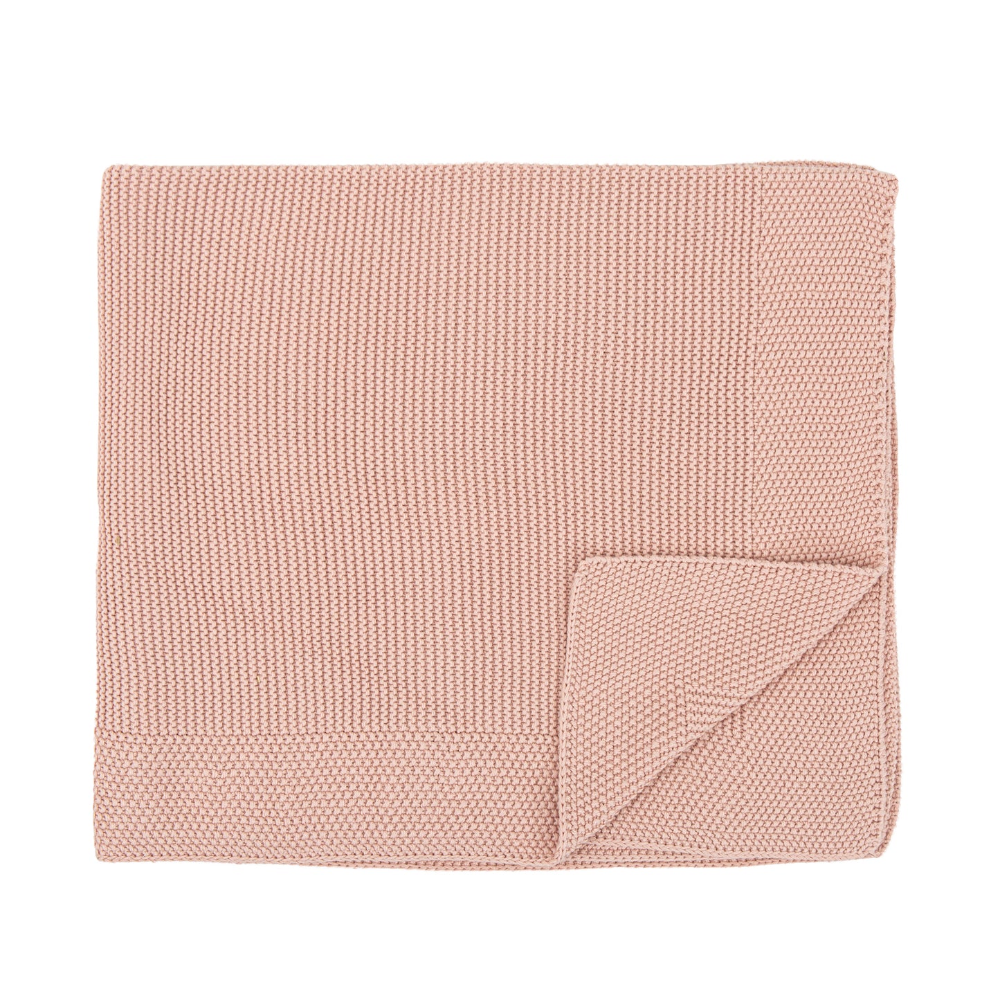 Toquilla Tricot 100% Algodon Basics Rosa Empolvado 75x90
