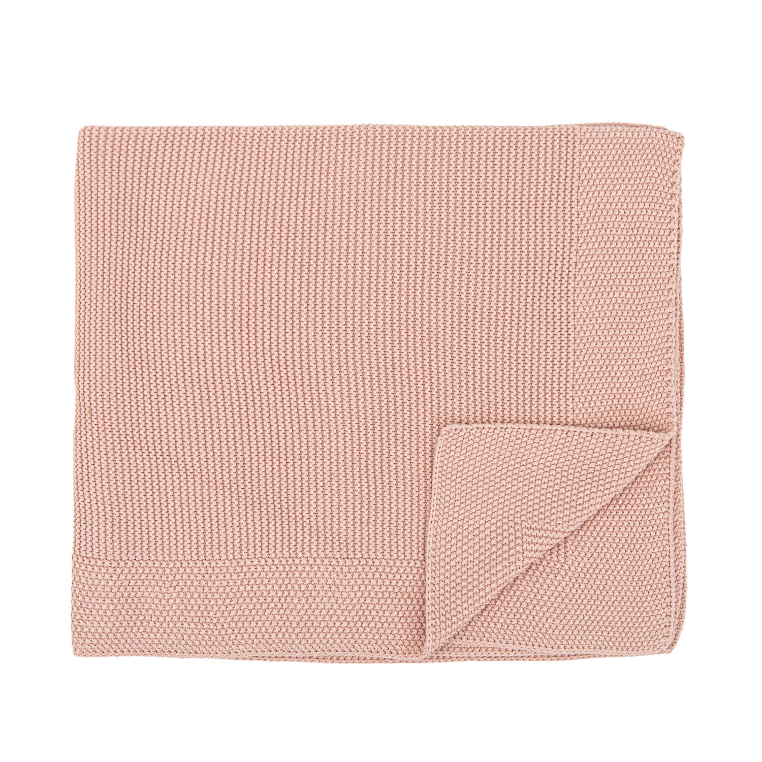 Toquilla Tricot 100% Algodon Basics Rosa Empolvado 75x90