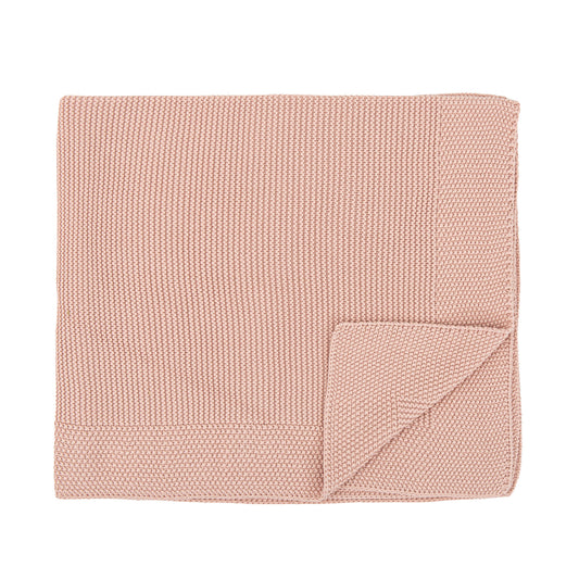 Toquilla Tricot 100% Algodon Basics Rosa Empolvado 75x90