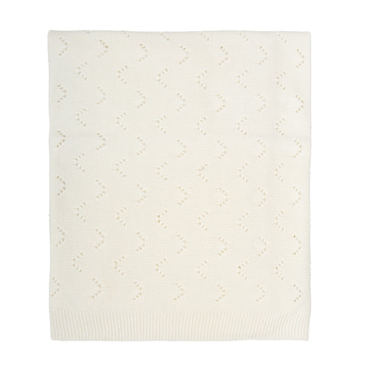 Toquilla tricot Bambu New Blanco 75x90