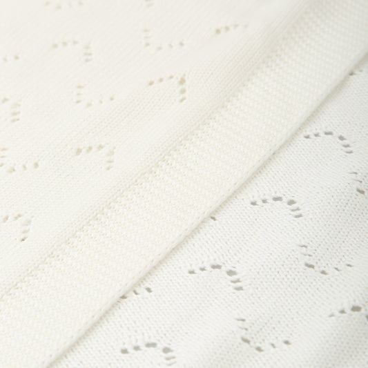 Toquilla tricot Bambu New Blanco 75x90