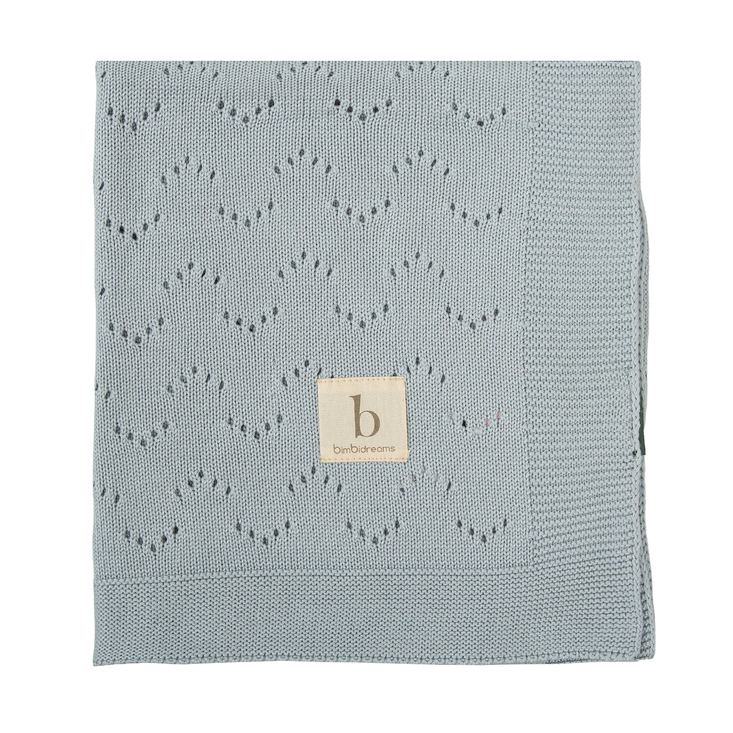 Toquilla tricot Bambu New Azul Grisaceo 75x90