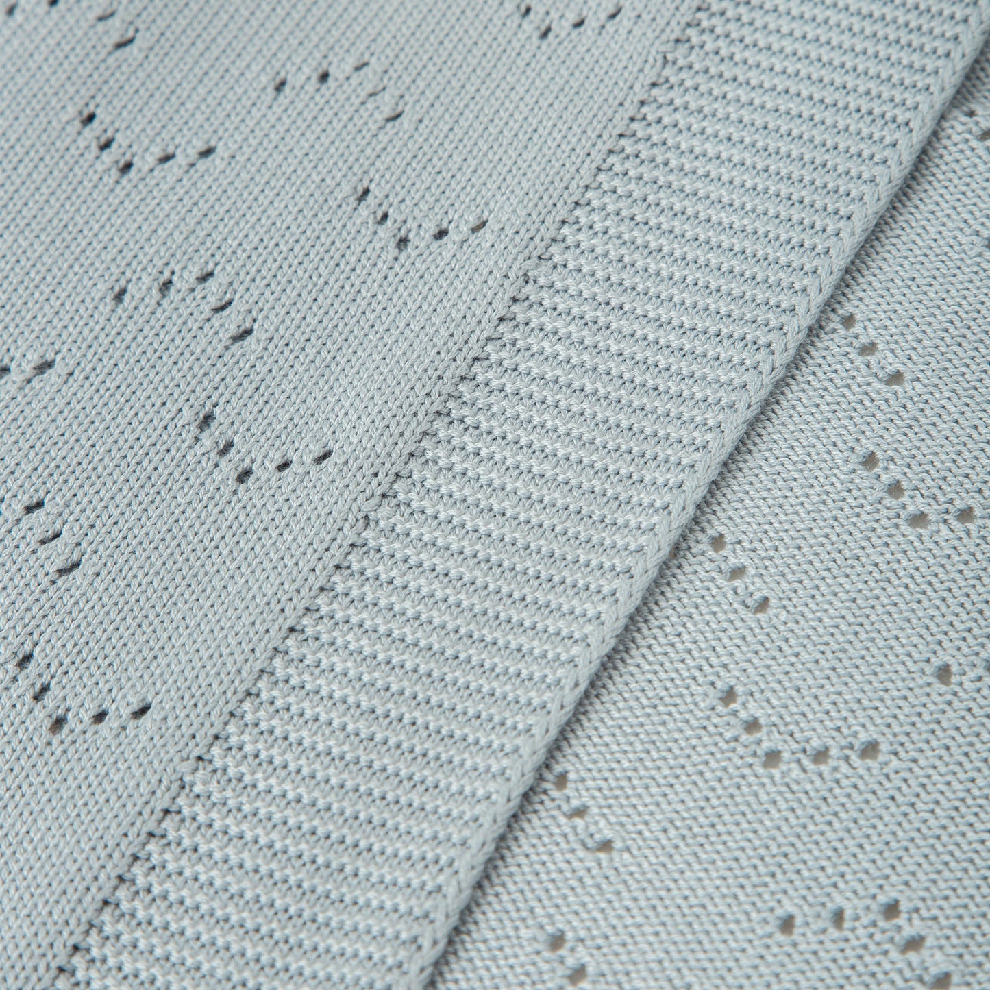 Toquilla tricot Bambu New Azul Grisaceo 75x90