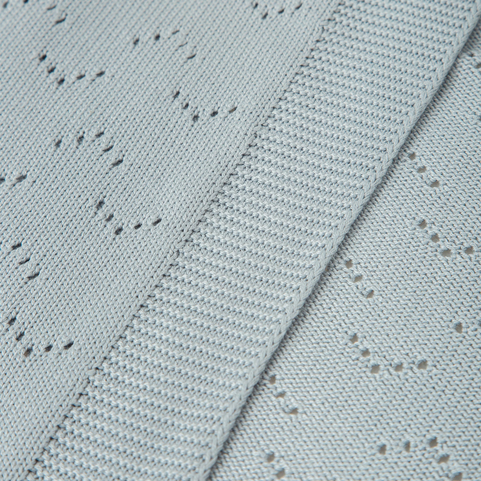 Toquilla tricot Bambu New Azul Grisaceo 75x90