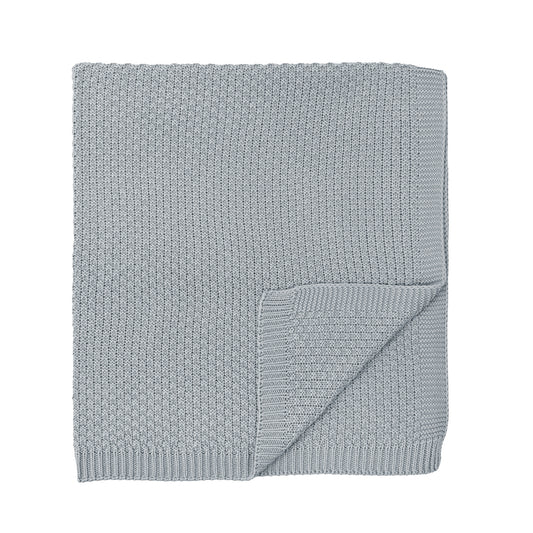 Toquilla para Carro Tricot Bambú AG Azul Grisaceo 75x90
