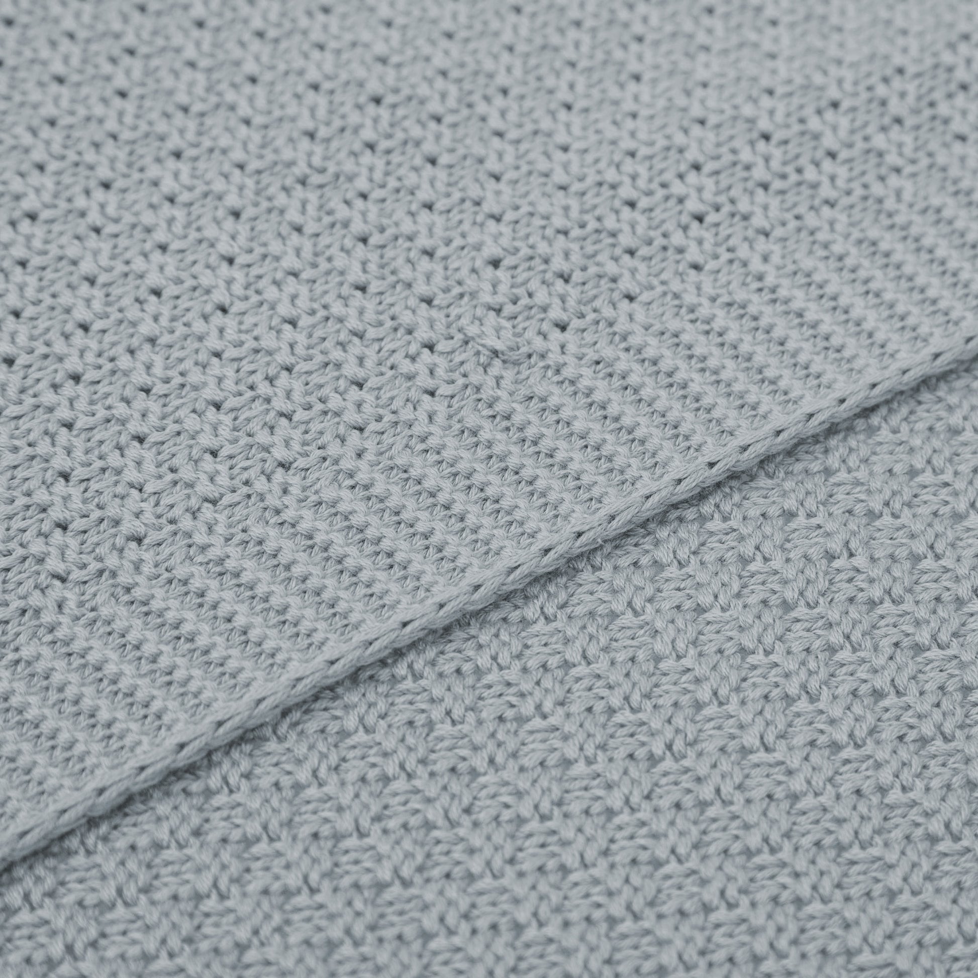 Toquilla para Carro Tricot Bambú AG Azul Grisaceo 75x90 2