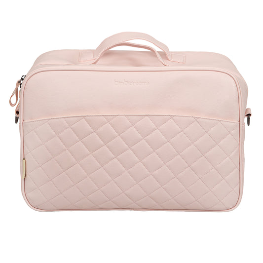 Bolso con cambiador New Quilt Rosa 42X30X18X- 52X32