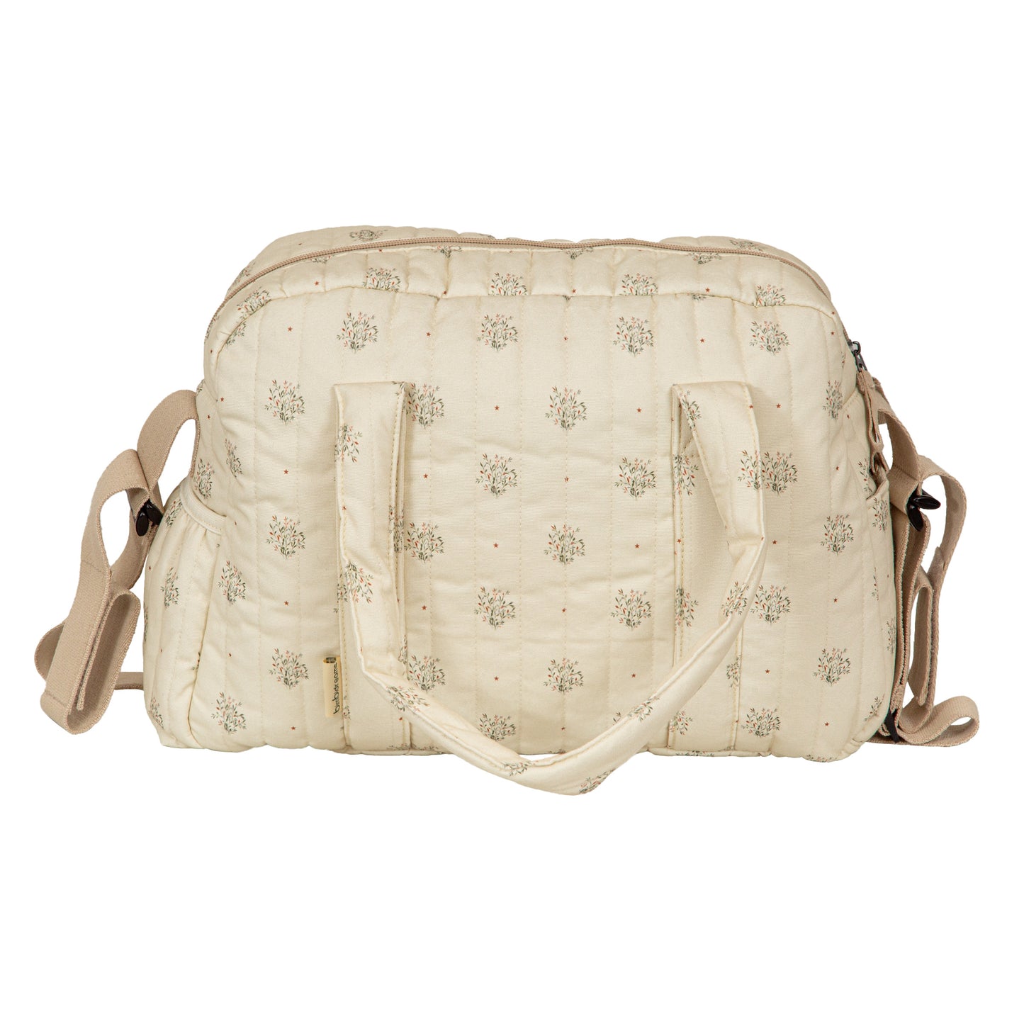 Bolso con cambiador Cornelia Blanco Verde 42X30X18X- 52X32