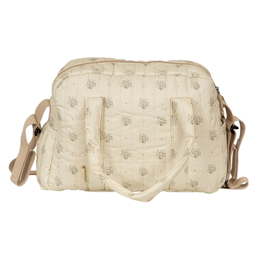 Bolso con cambiador Cornelia Blanco Verde 42X30X18X- 52X32