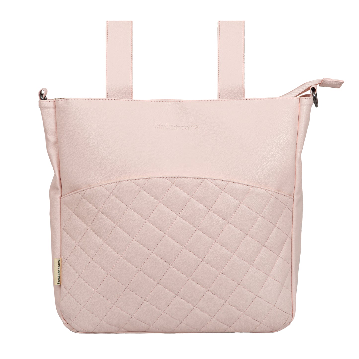 Bolso talega con cambiador  New Quilt Rosa 41X35X11 - 52X32