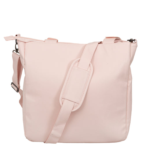 Bolso talega con cambiador  New Quilt Rosa 41X35X11 - 52X32