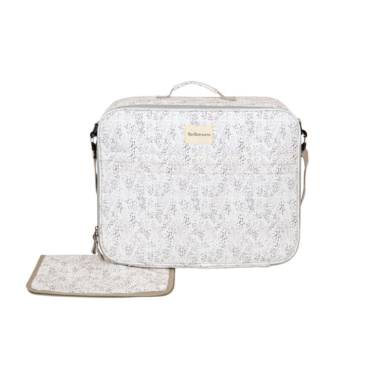 Maleta con cambiador Dots Lino 45x36x16 - 50x38