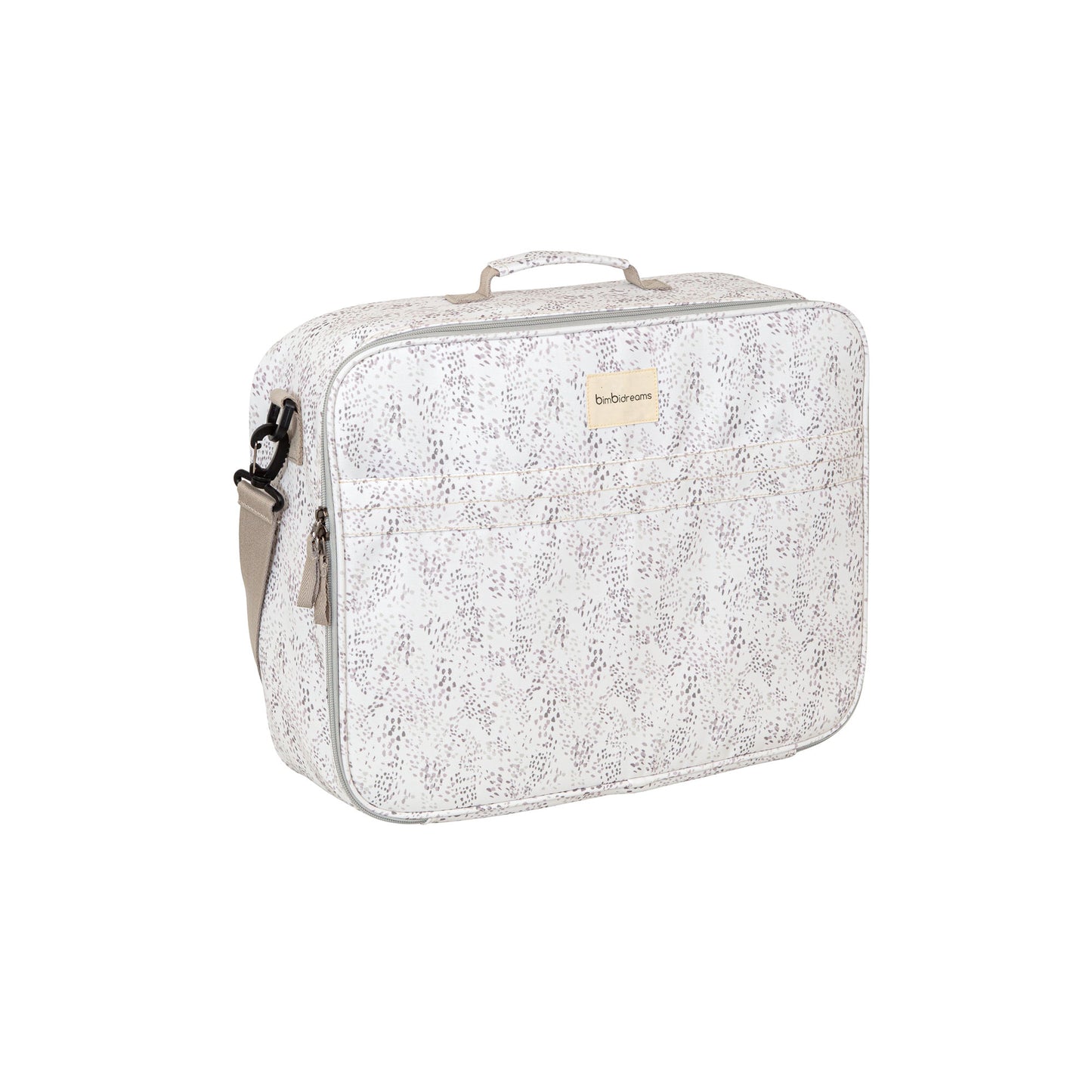Maleta con cambiador Dots Lino 45x36x16 - 50x38 3