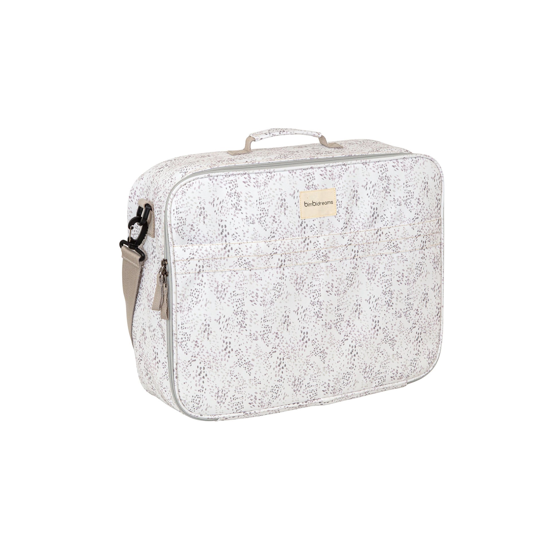 Maleta con cambiador Dots Lino 45x36x16 - 50x38 3