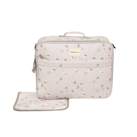 Maleta con cambiador Nairobi Lino 45x36x16 - 50x38