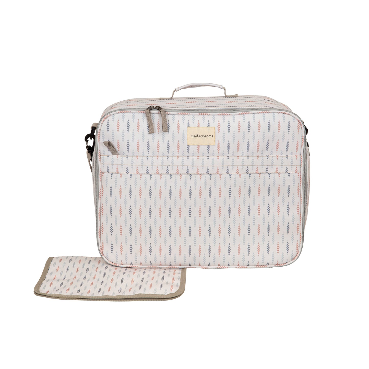 Bolso maternidad con cambiador Etnic Beig 45x36x16 - 50x38