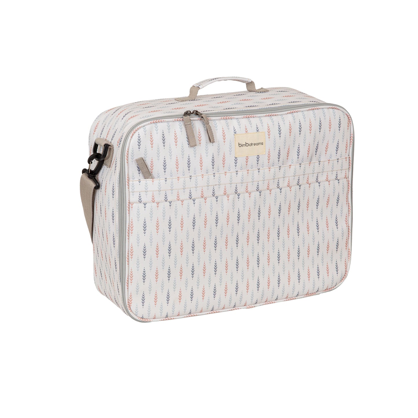 Bolso maternidad con cambiador Etnic Beig 45x36x16 - 50x38 3
