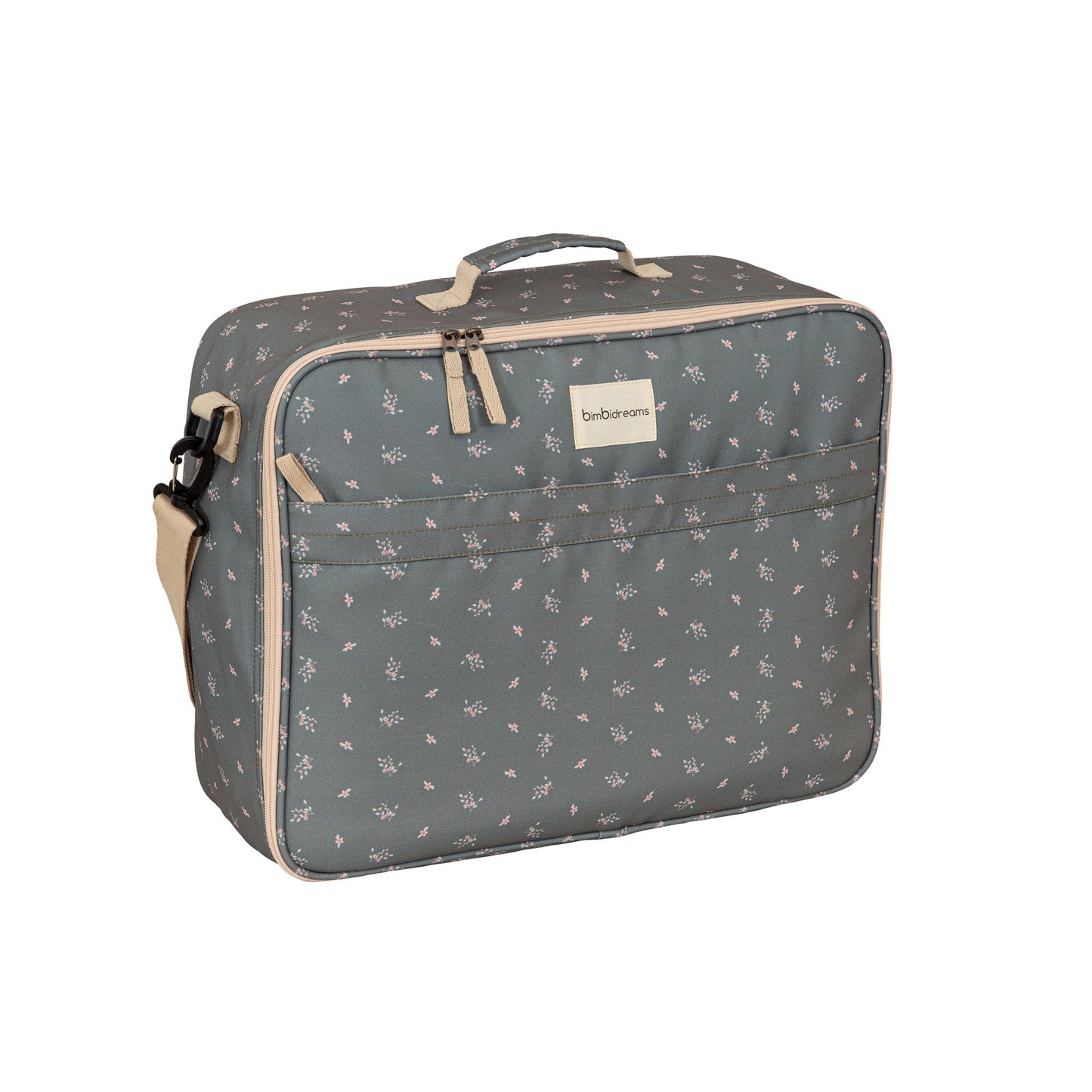 Maleta con cambiador Dalia Verde 45x36x16 - 50x38 3