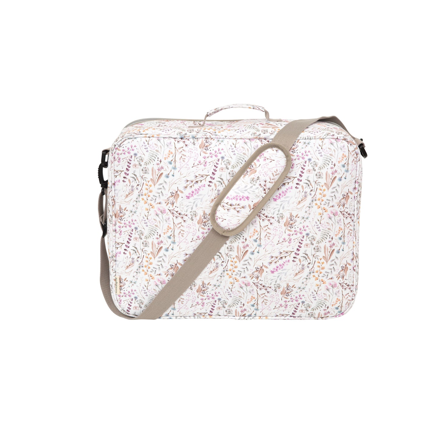 Maleta con cambiador Niza Blanco Lila 45x36x16 - 50x38